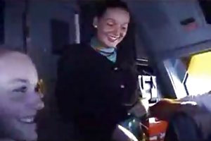 Real air stewardess necken watch porn große ärsche